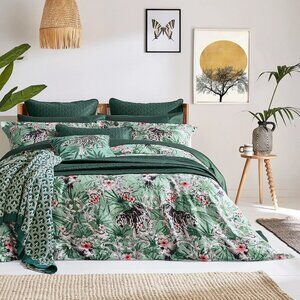 Ted Baker Kingdom Floral 100% Cotton 2 Piece Twin Duvet Cover Set